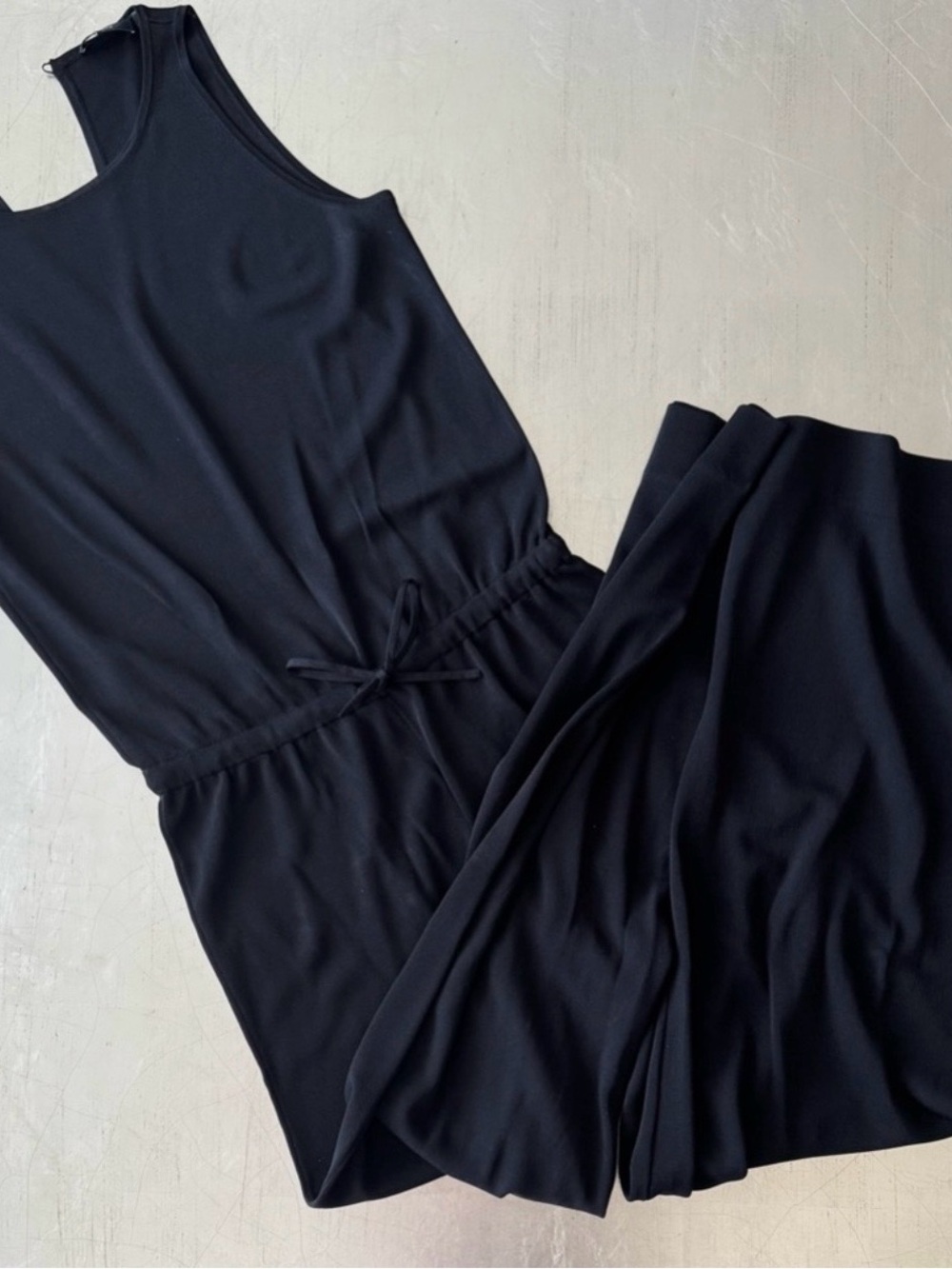 Theory Black Sleeveless Jumpsuit